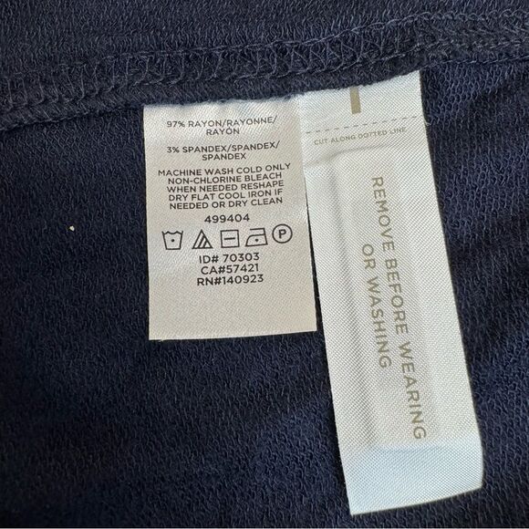 Lou & Grey for LOFT Women’s Dark Navy Swing Shift Mini Dress XS NWT - Picture 9 of 11